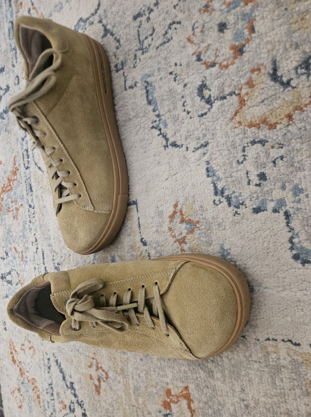 Birkenstock Bend Low Suede Sneakers Khaki Tan EU 41 Women's 10 Like New